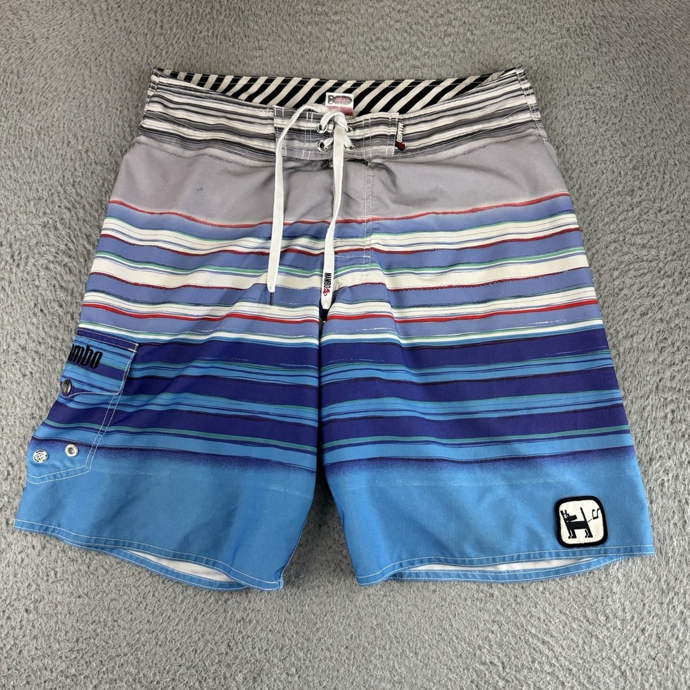 Mambo Australia Farting Dog Board Shorts Iconic Surf Breaks Size S W32